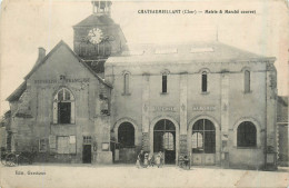 Delcampe - 18* CHATEAUMEILLANT  Mairie Et Marche Couvert       RL30,0637 - Châteaumeillant