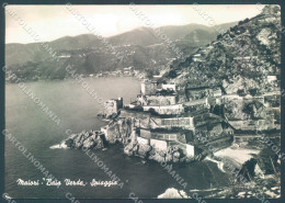 Delcampe - Salerno Maiori Spiaggia Baia Verde Foto FG Cartolina JK1717 - Salerno