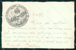 Delcampe - Militari 19° Reggimento Artiglieria Firenze 1919 Cartolina XB6527 - Regimente