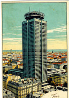 Delcampe - Art Postcard Of Paris Scenes - Tour Montparnasse  - CPM Of Reproduction Travel Poster - Autres Monuments, édifices