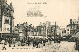 Delcampe - 76* EU  Place Carnot Un Jour De Foire      RL38.1091 - Eu