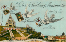 Delcampe - 75* PARIS   Le Sacre Cœur  - Multi Vues    RL38.0836 - Paris (18)