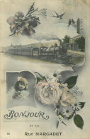 Delcampe - 75* PARIS   « bonjour »  Rue Marcadet    RL38.0814 - Paris (18)