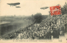 Delcampe - 75* PARIS Longchamp  - 14 Juillet Tribunes – Avions   RL38.0765 - Paris (16)