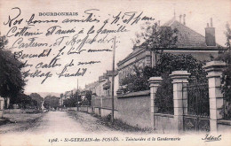 Delcampe - 03* ST GERMAIN DES FOSSES Teinturiere Et La Gerdarmerie        RL46,0210 - Polizei - Gendarmerie