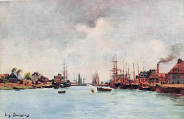 Delcampe - 14* COURSEULLES      Le Port   (illustree)     RL46,0903 - Courseulles-sur-Mer