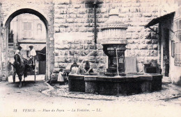 Delcampe - 06* VENCE  Place Du Peyra  - La Fontaine  RL46,0479 - Vence