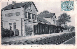 Delcampe - 18* TRACY  Gare De Tracy-sancerre        RL46,1297 - Andere & Zonder Classificatie
