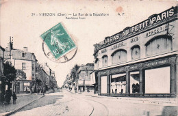 Delcampe - 18* VIERZON  Rue De La Republique        RL46,1291 - Vierzon