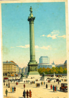 Delcampe - Art Postcard Of Paris Scenes - Place De La Bastille  - CPM Of Reproduction Travel Poster - Plätze