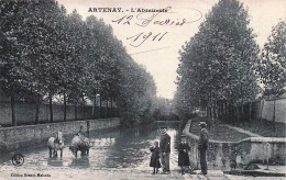Delcampe - 45* ARTENAY   L Abreuvoir    RL60,0205 - Artenay