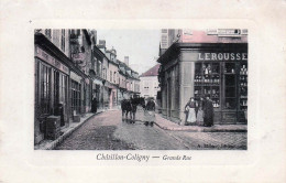 Delcampe - 45* CHATILLON COLIGNY   Grande Rue  RL60,0078 - Chatillon Coligny