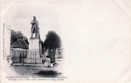 Delcampe - 45* CHATILLON COLIGNY  Statue Vecquerel   RL60,0082 - Chatillon Coligny