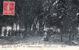 Delcampe - 45* CHATILLON COLIGNY  Le Marche Au Beurre   RL60,0050 - Chatillon Coligny