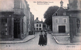 Delcampe - 45* CHATILLON COLIGNY  Rue De La Poterne   RL60,0022 - Chatillon Coligny