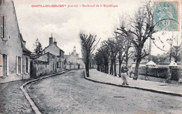 Delcampe - 45* CHATILLON COLIGNY  Bd De La Republique    RL60,0032 - Chatillon Coligny