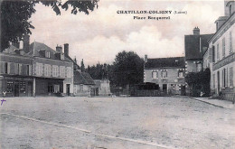Delcampe - 45* CHATILLON COLIGNY  Place Becquerel    RL60,0017 - Chatillon Coligny