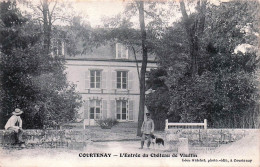 Delcampe - 45* COURTENAY  Entree Du Chateau De Vaulfin       RL60,1052 - Courtenay