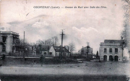 Delcampe - 45* COURTENAY   Av Du Mail – Salle Des Fetes      RL60,1031 - Courtenay