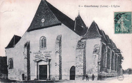 Delcampe - 45* COURTENAY  L Eglise      RL60,1045 - Courtenay