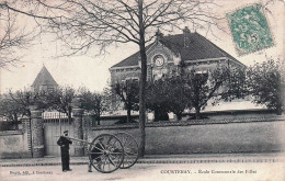 Delcampe - 45* COURTENAY   Ecole Communale Des Filles      RL60,1037 - Courtenay