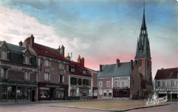 Delcampe - 45* BEAUNE LA ROLANDE La Place Du Marche    CPSM(9x14cm)  RL60,1272 - Beaune-la-Rolande