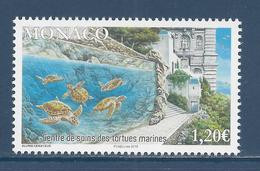 Delcampe - Monaco - YT N° 3129 ** - Neuf Sans Charnière - Centre De Soins Des Tortues Marines - 2018 - Neufs