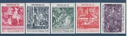 Delcampe - Monaco - YT N° 905 à 909 ** - Neuf Sans Charnière - 1972 - Neufs