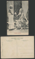 Delcampe - Ceylon Old Postcard Colombo Mendicant Native Beggar Barefoot Woman & Man, Ethnic - Sri Lanka (Ceylon)