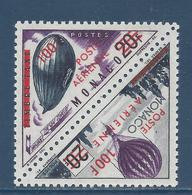 Delcampe - Monaco - Poste Aérienne - PA YT N° 61 à 62 ** - Neuf Sans Charnière - 1956 - Poste Aérienne