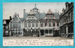 Delcampe - * Veurne - Furnes (West Vlaanderen) * (Dr. Trenkler, Leipzig, 1904, 27138 - Colorisée) Hotel De Ville, Stadhuis, Rathaus - Veurne