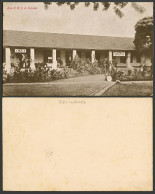 Delcampe - Ceylon Old Postcard Army Y.M.C.A. Colombo, Sri Lanka, Military Soldiers, Gardens - Sri Lanka (Ceylon)