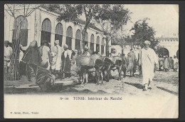 Delcampe - CPA - TUNISIE - TUNIS - Édit F. SOLER - INTÉRIEUR DU MARCHÉ - Tunisie