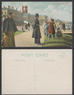 Delcampe - China Old Color Postcard Shanghai On The Bund Policeman Custom House Clock Tower - China
