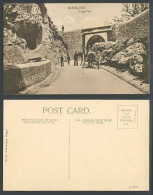 Delcampe - Gibraltar Old Postcard Europa Pass Gate Street Scene Donkey Barrel Cart Guard 34 - Gibraltar