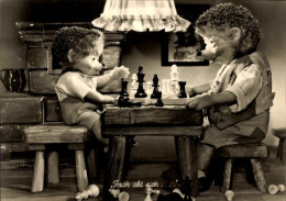 Delcampe - CPA Igel Mecki, Schachspiel - Spielzeug & Spiele