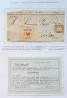 Delcampe - Deutsches Reich 21a Paketbegleitbrief Mit Gr. Aufgabezettel Finsterwalde #IO527 - Covers & Documents