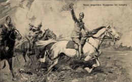 Delcampe - Artiste CPA Longwy Meurthe Et Moselle, Siegreicher Kronprinz Wilhelm Von Preussen, Schlacht - Königshäuser
