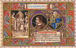 Delcampe - De639  Cartolina Personaggi Famosi Papa Clemente - Artiesten
