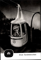 Delcampe - CPA Unser Sandmännchen, Sandmann, DDR Kinderfernsehen, Seilbahn, S 18/63 - Spielzeug & Spiele