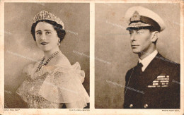 Delcampe - De642 Cartolina Personaggi Famosi King George VI & Queen Elizabeth The Queen - Artiesten