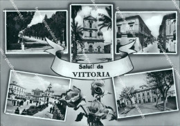 Delcampe - Bf625 Cartolina Saluti Da Vittoria Provincia Di Ragusa - Ragusa