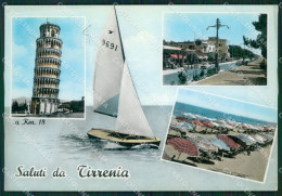 Delcampe - Pisa Tirrenia Saluti Da Barca Foto FG Cartolina ZK5896 - Pisa