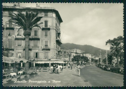 Delcampe - Genova Rapallo Passeggiata A Mare Auto Foto FG Cartolina MZ4812 - Genova (Genua)