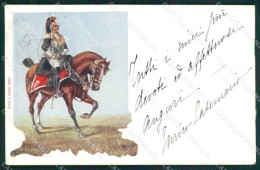 Delcampe - Militari Reggimentali Cavalleria Cartolina MT9341 - Regimente