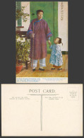 Delcampe - China Old Postcard A Blind Chinese Biblewoman & Girl, Keep Accounts Churchwarden - China