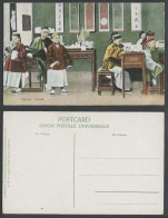 Delcampe - China Hong Kong CHINESE SCHOOL Schoolboys Boys Old Colour Postcard Qing Dynasty - China