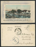 Delcampe - SOERABAIA Kalimaas Uitkijk 1912 Old H. Tinted Postcard - Indonesien