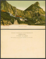 Delcampe - Gibraltar Old Colour UB Postcard Governor's Cottage And Street Scene, V.B. Cumbo - Gibraltar