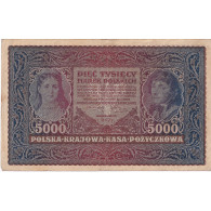 Delcampe - Pologne, 5000 Marek, 1920, 1920-02-07, KM:31, TTB - Polonia